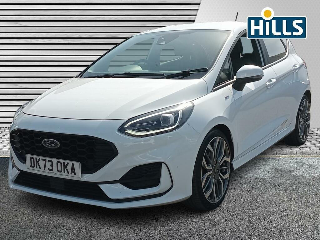 Ford Fiesta 1.0T Ecoboost Mhev St-line X Edition Hatchback DK73OKA White #3