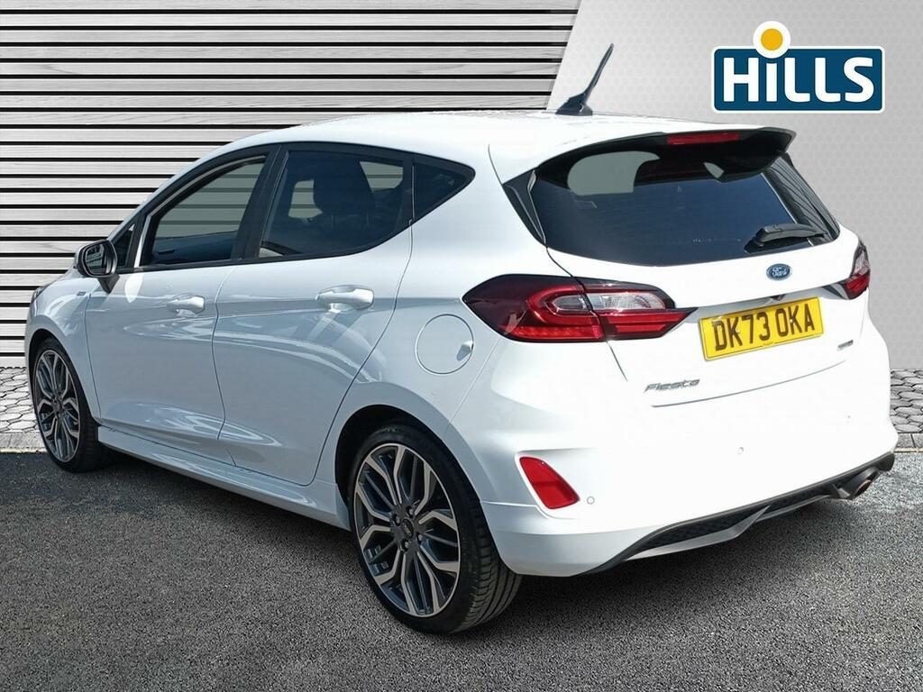 Ford Fiesta 1.0T Ecoboost Mhev St-line X Edition Hatchback DK73OKA White #4