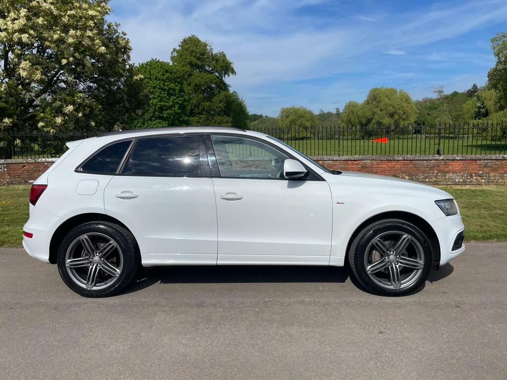 Audi Q5 2.0 Tdi S Line Plus S Tronic Quattro Euro 6 Ss White #2
