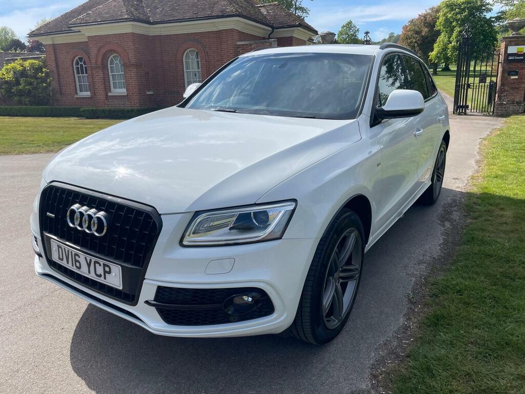 Audi Q5 2.0 Tdi S Line Plus S Tronic Quattro Euro 6 Ss White #5