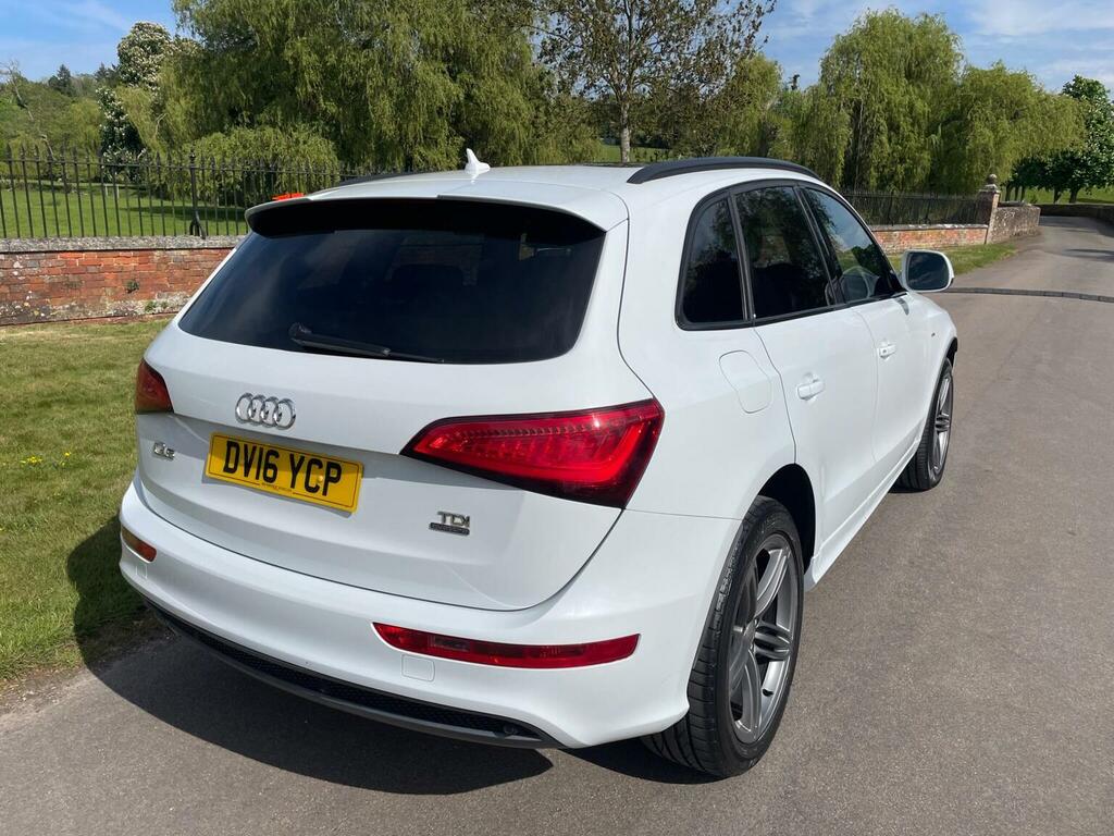 Audi Q5 2.0 Tdi S Line Plus S Tronic Quattro Euro 6 Ss White #4