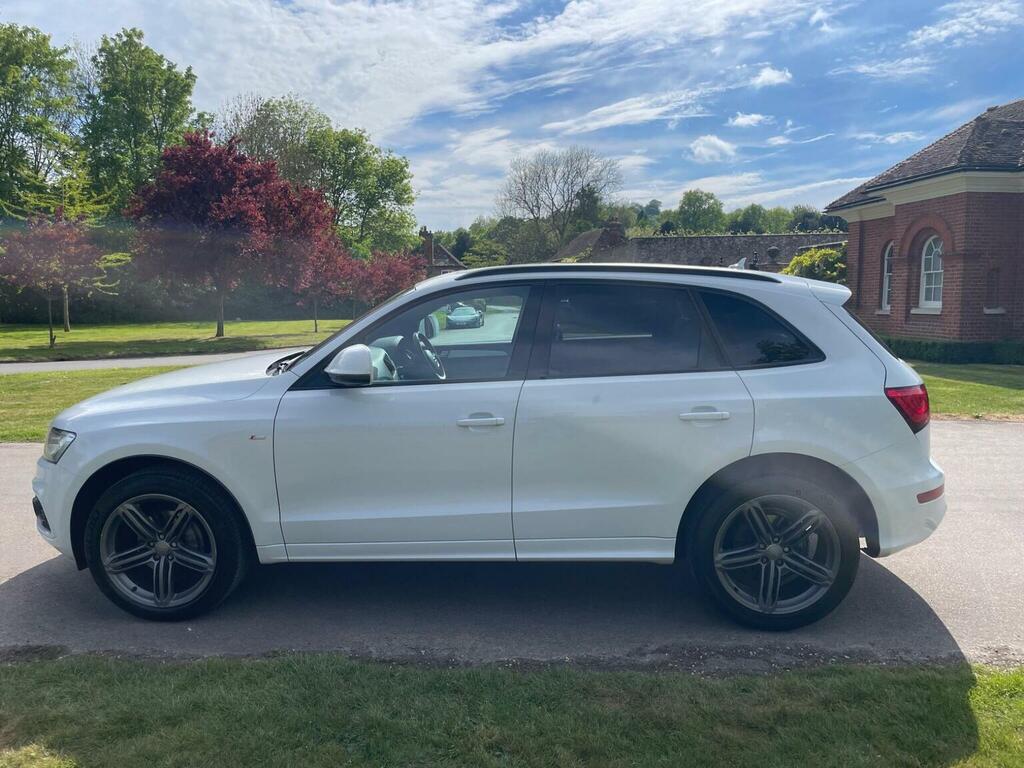 Audi Q5 2.0 Tdi S Line Plus S Tronic Quattro Euro 6 Ss White #6