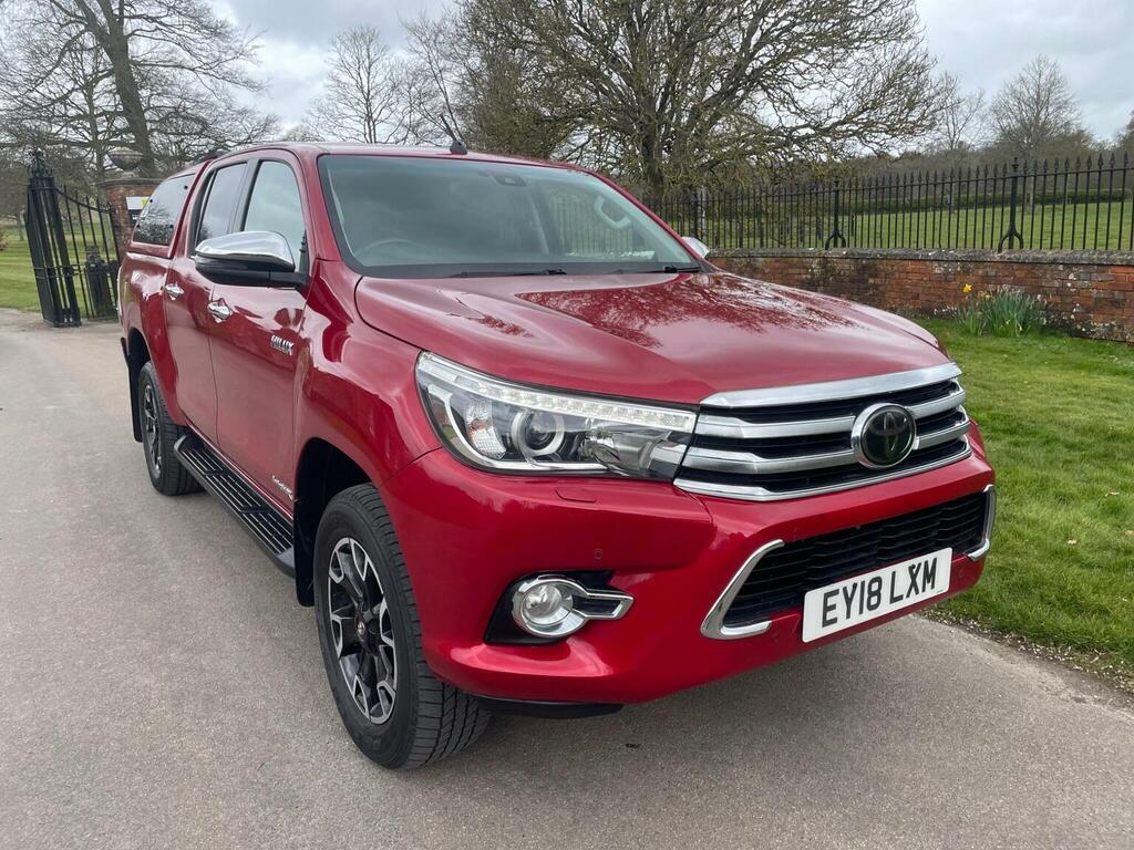 Toyota HILUX 2.4 D-4d Invincible X 4Wd Euro 6 Ss T Red