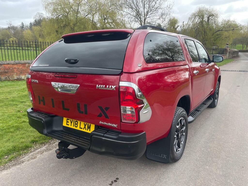 Toyota HILUX 2.4 D-4d Invincible X 4Wd Euro 6 Ss T EY18LXM Red #4