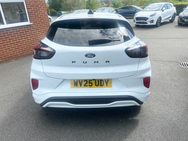 Ford Puma 2025 1.0T Ecoboost Mhev St-line Suv Hyb WV25UDY White #6
