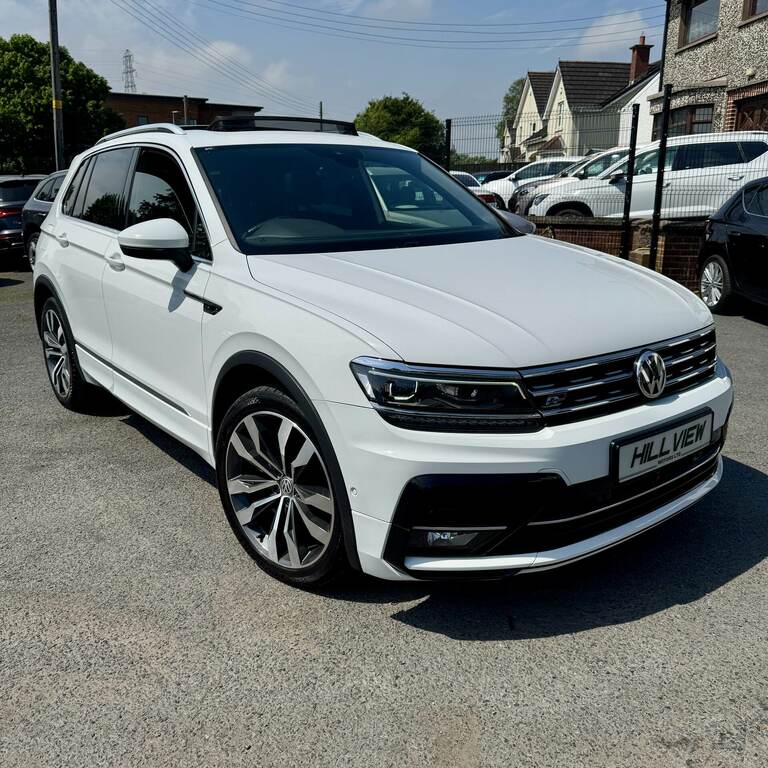 Volkswagen Tiguan 2.0 Tdi 150 4Motion R-line Tech Dsg White