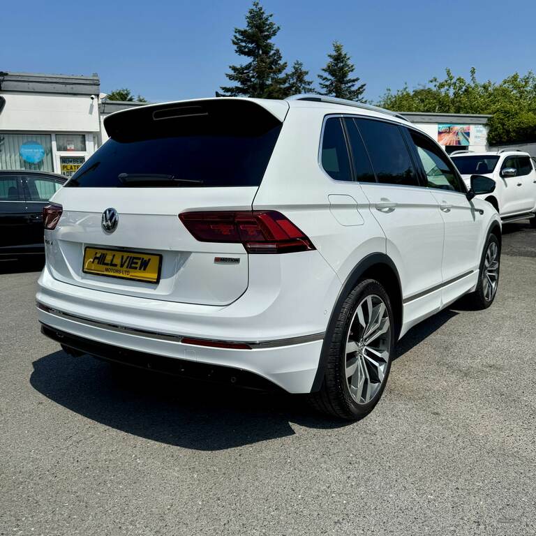 Volkswagen Tiguan 2.0 Tdi 150 4Motion R-line Tech Dsg BL69GPX White #3