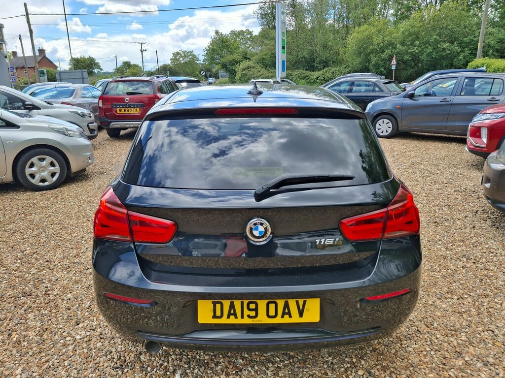 BMW 1 Series 1.5 118I Sport Hatchback Euro 6 DA19OAV Black #6