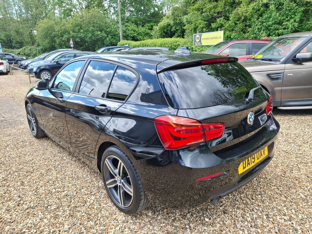 BMW 1 Series 1.5 118I Sport Hatchback Euro 6 DA19OAV Black #4