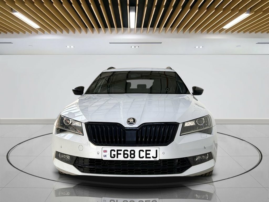 Skoda Superb 2L Sportline GF68CEJ White #2