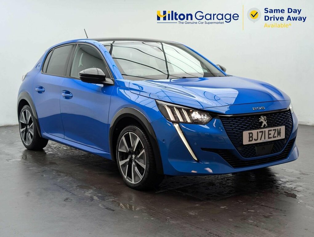 Peugeot e-208 Hatchback Blue