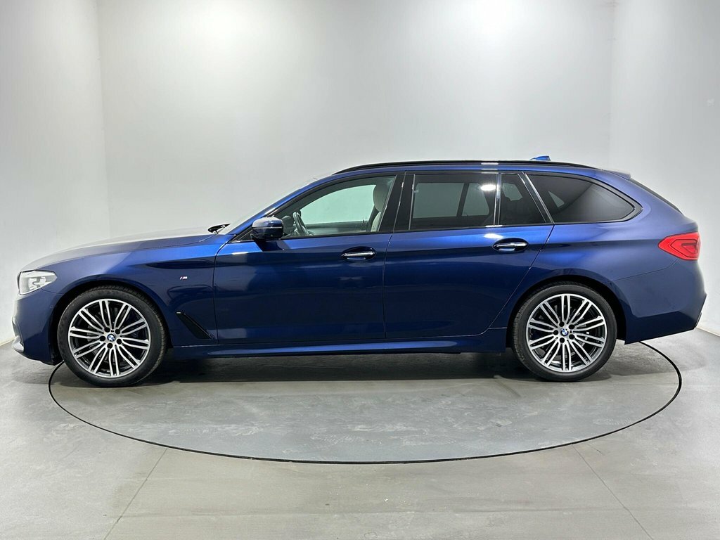 BMW 5 Series 3L M Sport NX67CVY Blue #4