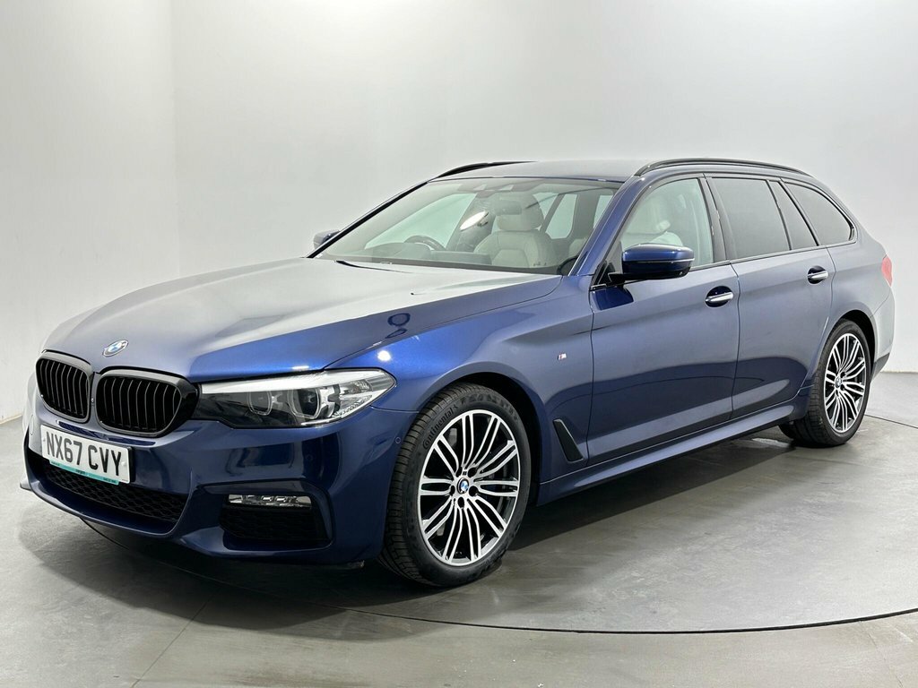 BMW 5 Series 3L M Sport NX67CVY Blue #3