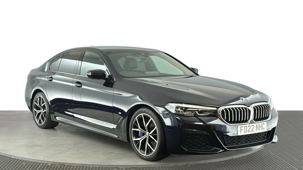 BMW 5 Series 3.0 530D Mht M Sport Saloon Hybrid Step Black #2