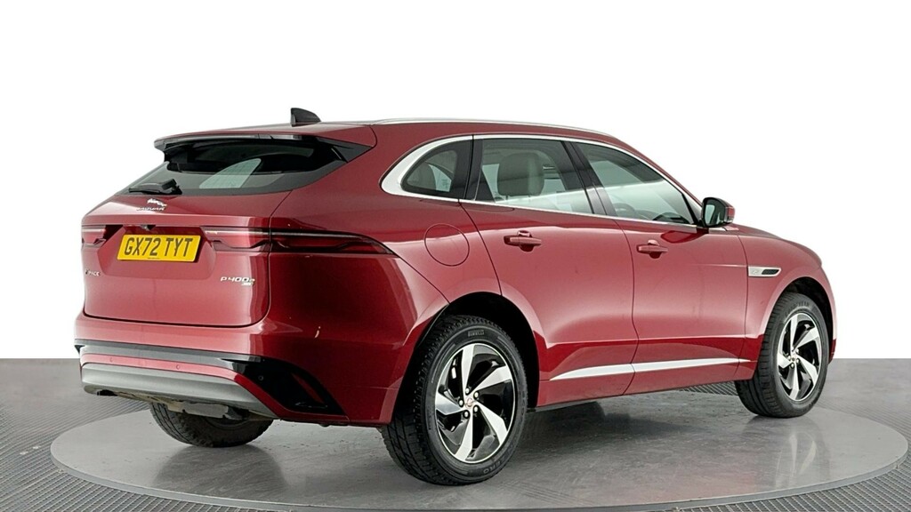 Jaguar F-Pace 2.0 P400e 19.3Kwh R-dynamic S Suv Plug- GX72TYT Red #4