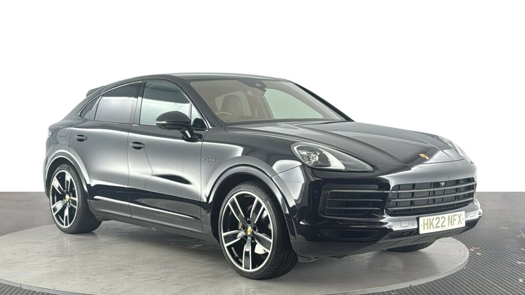 Porsche Cayenne 3.0 V6 E-hybrid 17.9Kwh Platinum Edition Coupe HK22NFX Black #2