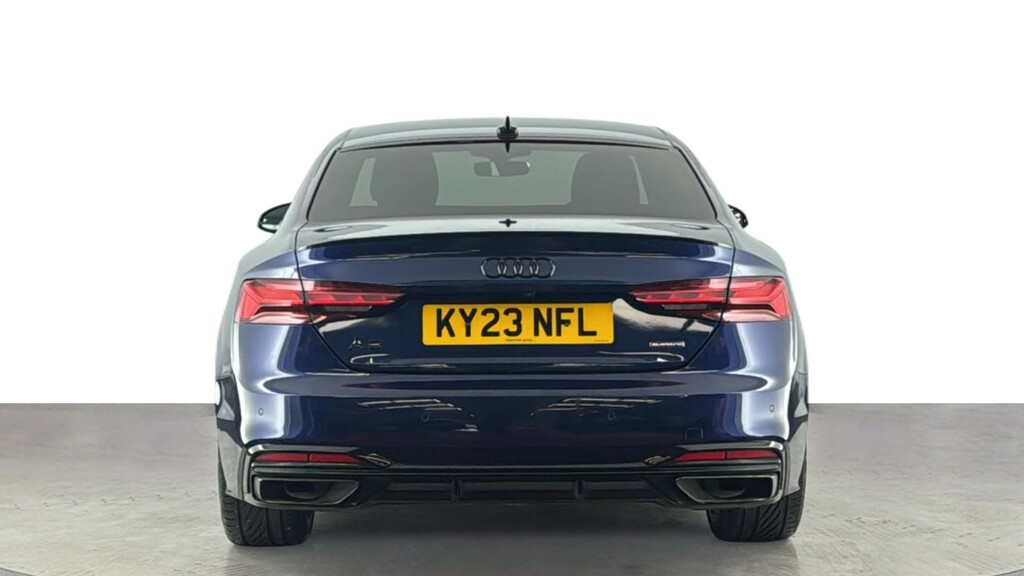 Audi A5 2.0 Tfsi 45 Black Edition Coupe S Troni KY23NFL Blue #5
