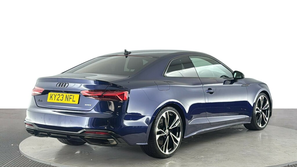 Audi A5 2.0 Tfsi 45 Black Edition Coupe S Troni KY23NFL Blue #4
