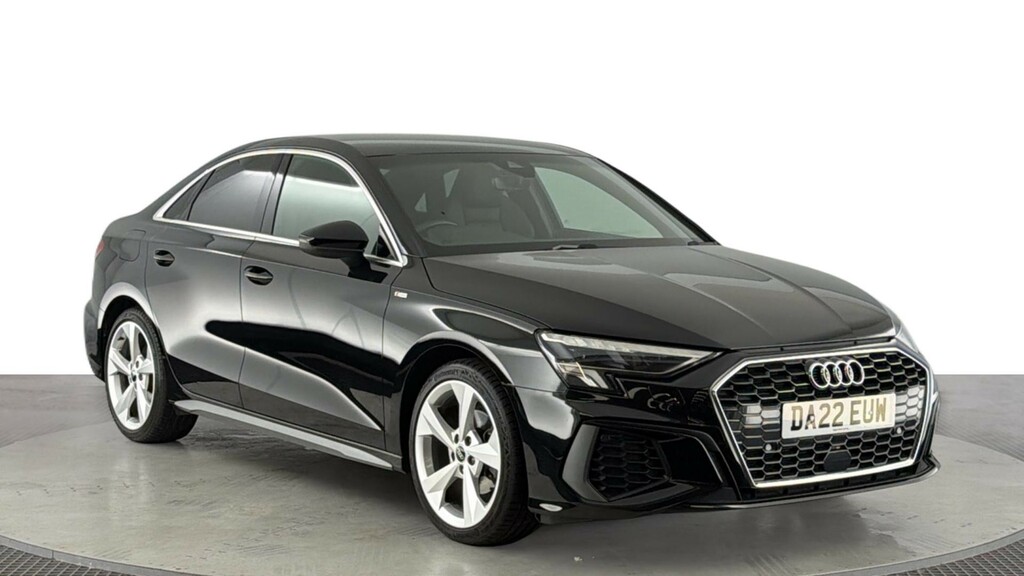 Audi A3 1.5 Tfsi 35 S Line Saloon S Tronic Euro Black #2
