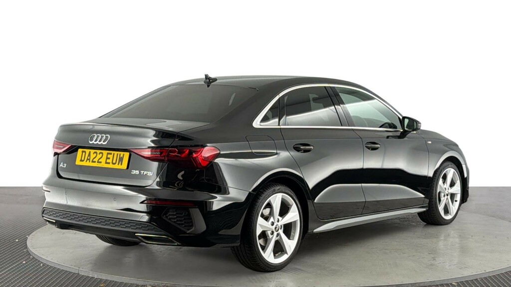 Audi A3 1.5 Tfsi 35 S Line Saloon S Tronic Euro Black #4