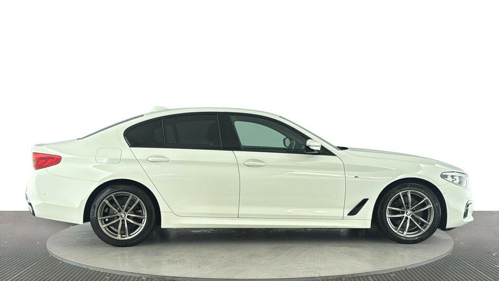 BMW 5 Series 2.0 520D Mht M Sport Saloon Hybrid ST20KOA White #3