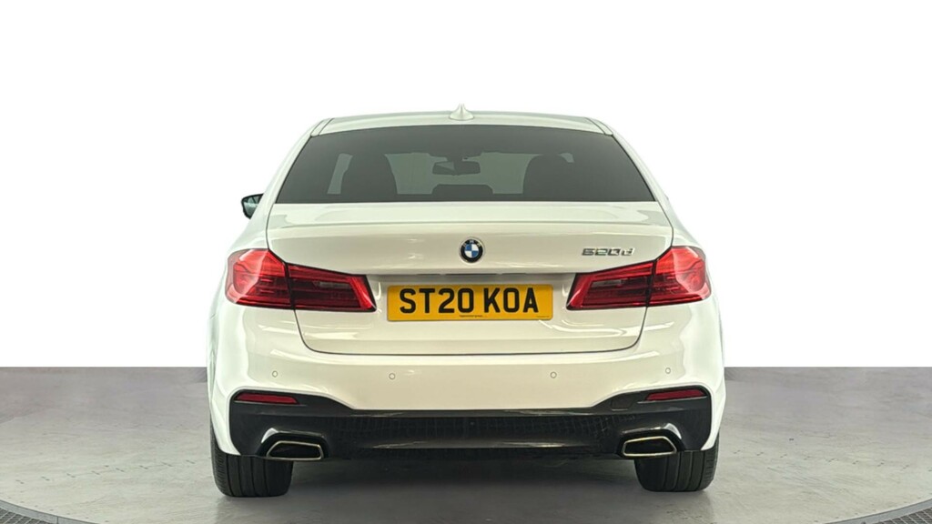 BMW 5 Series 2.0 520D Mht M Sport Saloon Hybrid ST20KOA White #5