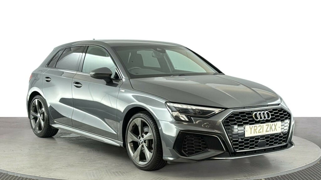 Audi A3 1.5 Tfsi 35 S Line Sportback S Tronic E YR21ZKX Grey #2