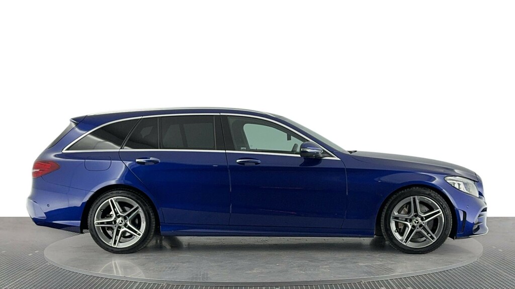 Mercedes-Benz C Class 2.0 C300d Amg Line Premium Plus Estate Diese KV69LSD Blue #3