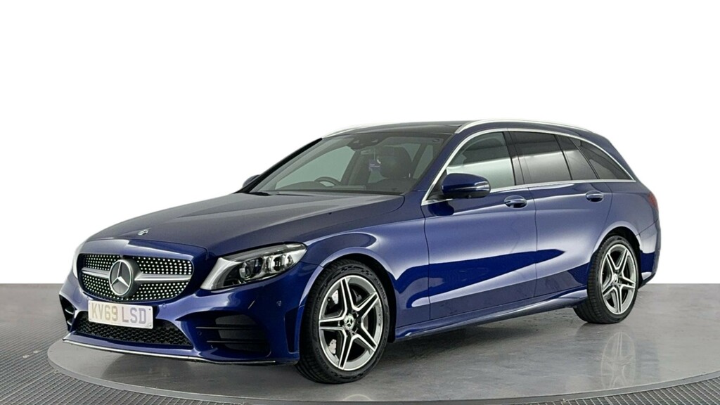 Mercedes-Benz C Class 2.0 C300d Amg Line Premium Plus Estate Diese Blue