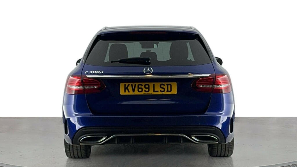 Mercedes-Benz C Class 2.0 C300d Amg Line Premium Plus Estate Diese KV69LSD Blue #5