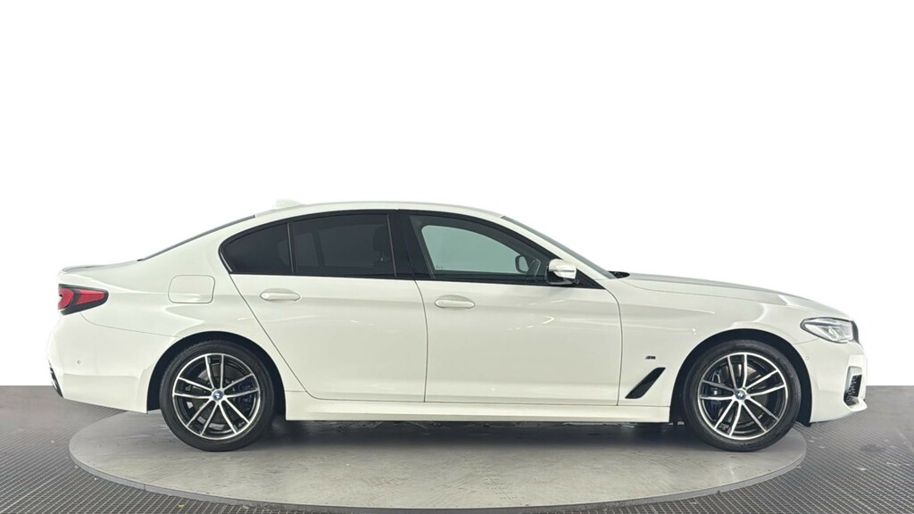 BMW 5 Series 2.0 520D Mht M Sport Saloon Hybrid Step YH70EKP White #3