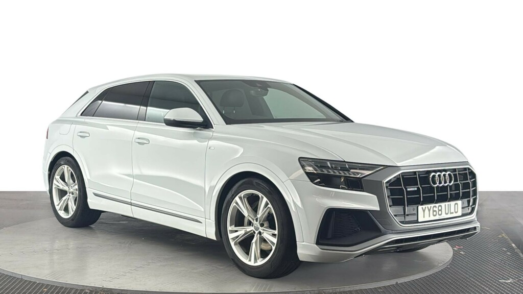 Audi Q8 3.0 Tdi V6 50 S Line Suv Tiptronic Quat YY68ULO White #2