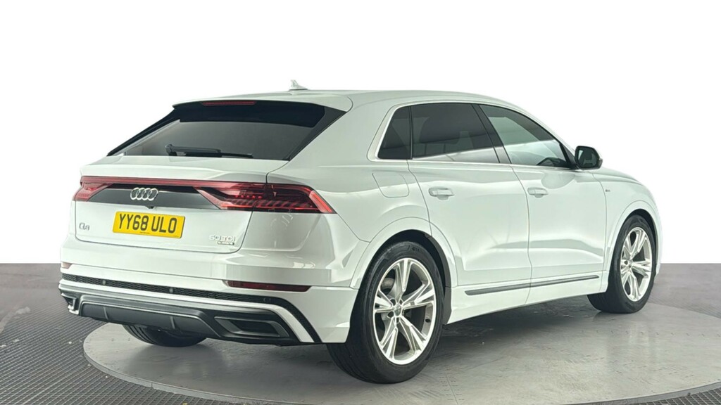 Audi Q8 3.0 Tdi V6 50 S Line Suv Tiptronic Quat YY68ULO White #4