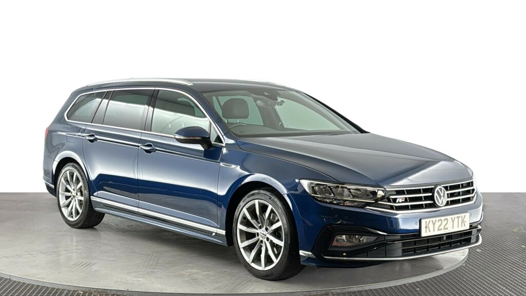 Volkswagen Passat 1.5 Tsi Evo R-line Estate Dsg Euro 6 S KY22YTK Blue #2