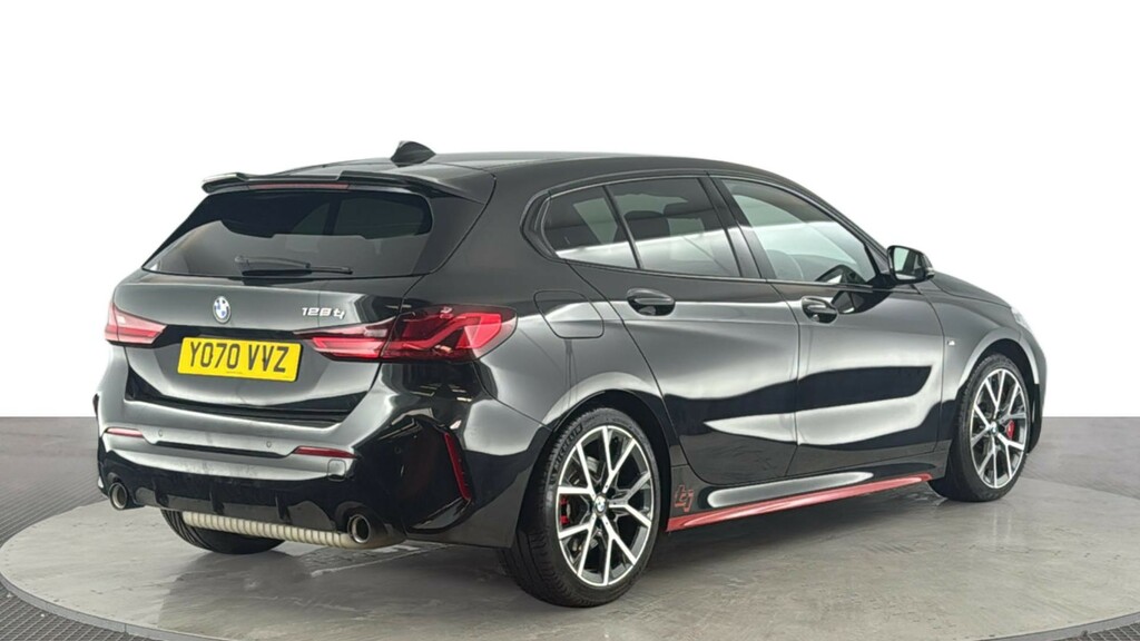 BMW 1 Series 2.0 128Ti Hatchback Euro 6 Ss YO70VVZ Black #4