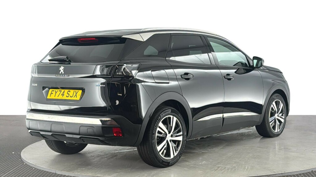Peugeot 3008 1.6 12.4Kwh Allure Suv Plug-in Hybrid E FY74SJX Black #4