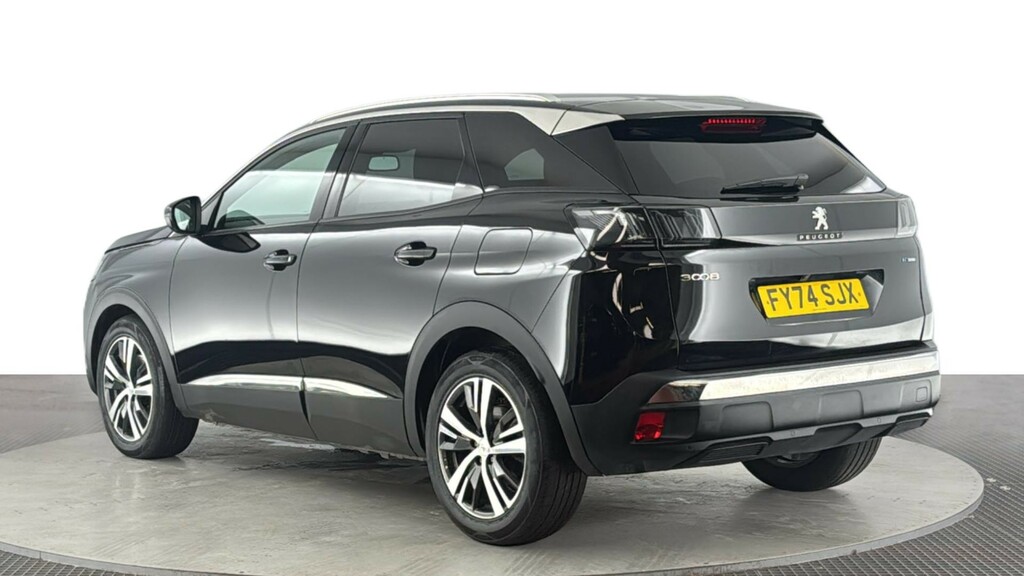 Peugeot 3008 1.6 12.4Kwh Allure Suv Plug-in Hybrid E FY74SJX Black #6
