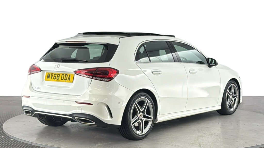 Mercedes-Benz A Class 1.3 A200 Amg Line Premium Plus Hatchback Pet MV68ODA White #4