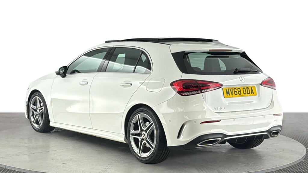 Mercedes-Benz A Class 1.3 A200 Amg Line Premium Plus Hatchback Pet MV68ODA White #6