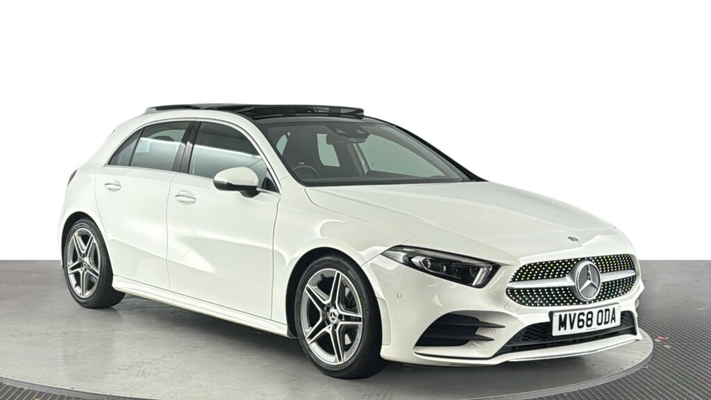 Mercedes-Benz A Class 1.3 A200 Amg Line Premium Plus Hatchback Pet MV68ODA White #2