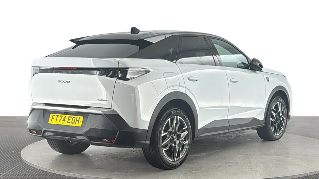 Peugeot 3008 1.2 Gt Suv Hybrid E-dsc6 Euro 6 Ss FT74EOH White #4