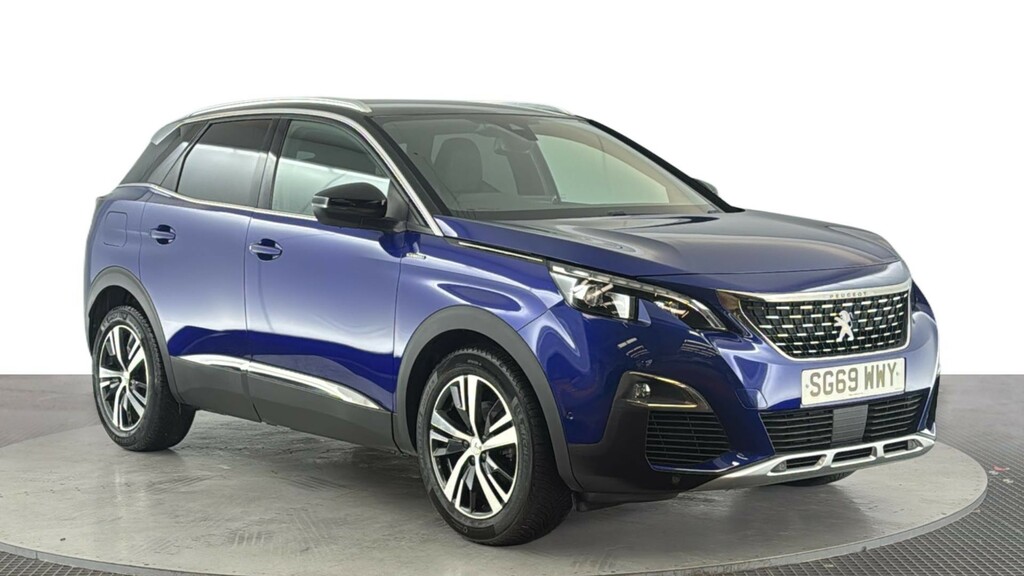 Peugeot 3008 1.2 Puretech Gt Line Suv Euro 6 SG69WWY Blue #2