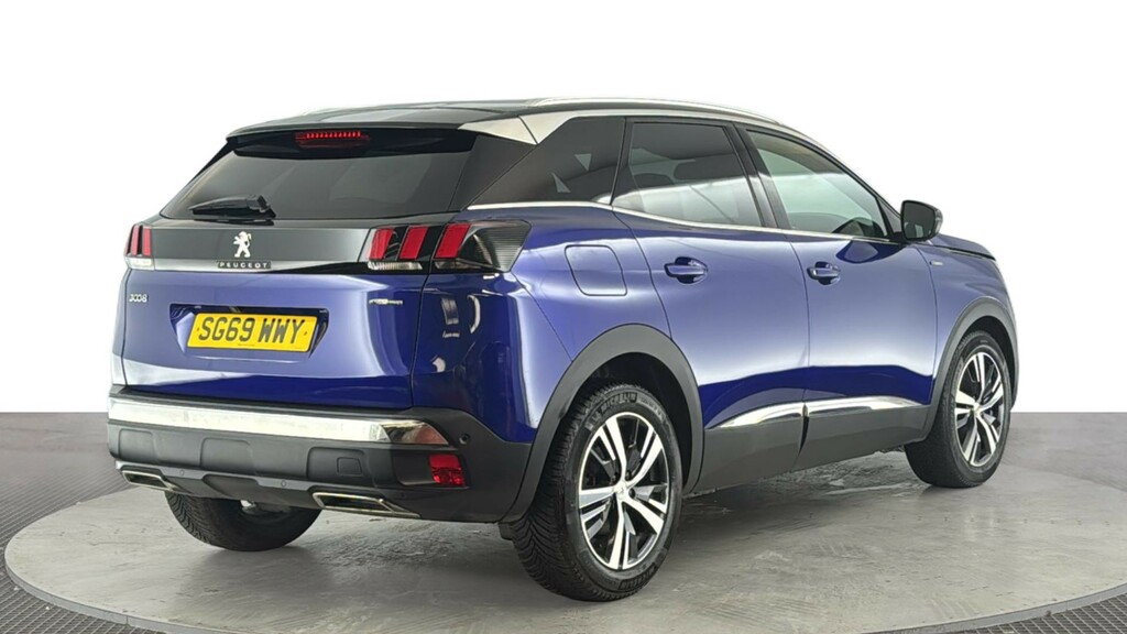 Peugeot 3008 1.2 Puretech Gt Line Suv Euro 6 SG69WWY Blue #4