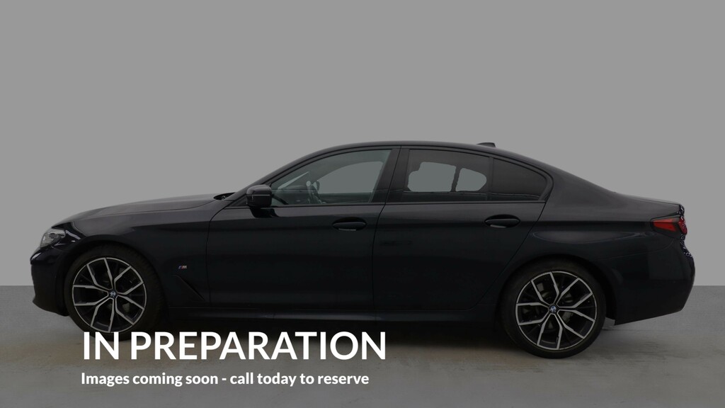 BMW 5 Series 2.0 520D Mht M Sport Saloon Hybrid Step Black