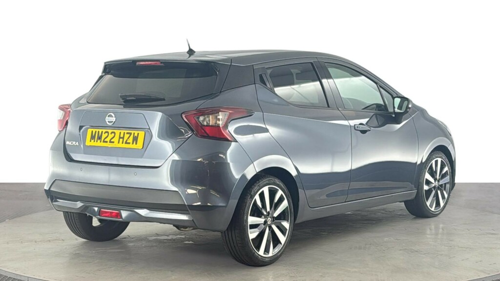 Nissan Micra 1.0 Ig-t Tekna Hatchback Euro 6 MM22HZW Grey #4