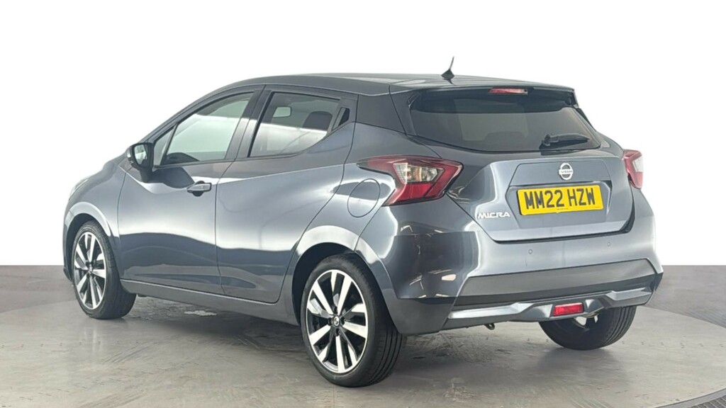 Nissan Micra 1.0 Ig-t Tekna Hatchback Euro 6 MM22HZW Grey #6