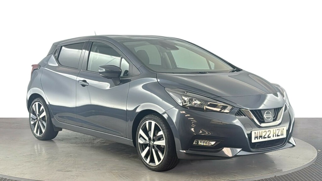 Nissan Micra 1.0 Ig-t Tekna Hatchback Euro 6 MM22HZW Grey #2