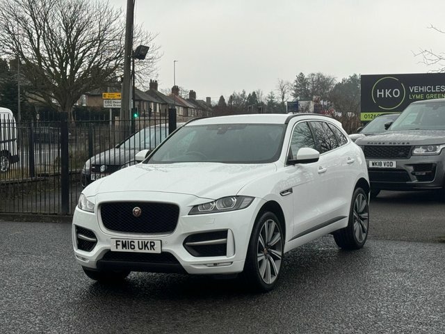 Jaguar F-Pace 2016 2.0 D180 R-sport Awd Euro 6 Ss FM16UKR White #4