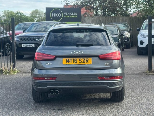 Audi Q3 2016 2.0 Tdi S Line Plus S Tronic Quattro Euro 6 MT16SZR Grey #3