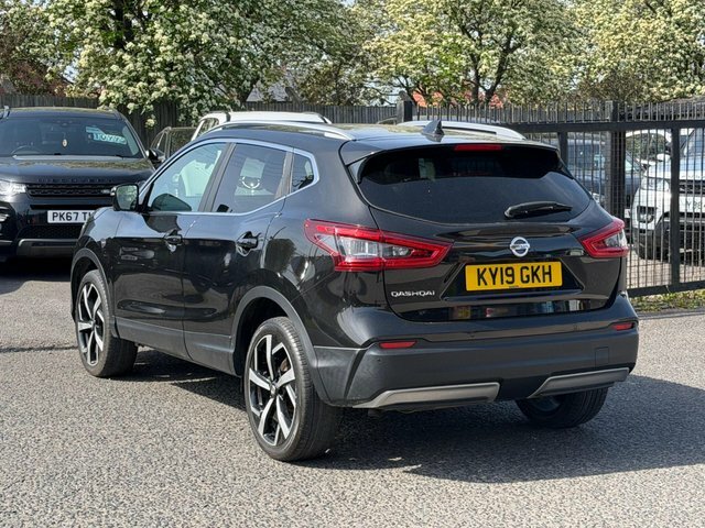 Nissan Qashqai 2019 1.3 Dig-t Tekna Euro 6 Ss KY19GKH Black #5
